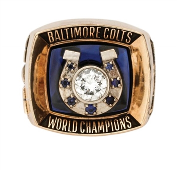 1970 Baltimore Colts Super Bowl World Champions Ring